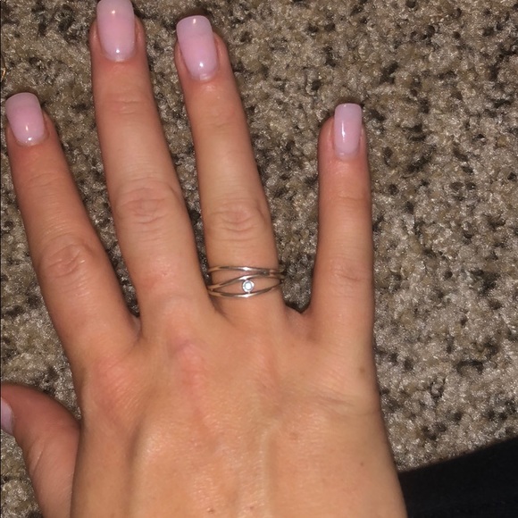 Tiffany Wave Ring Silver Discount, 56 